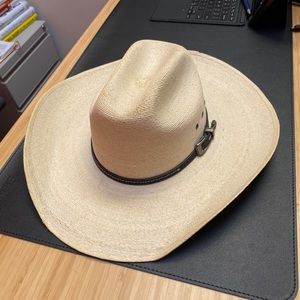 Cavenders 10x “Dewey” straw cowboy hat, men’s size 7